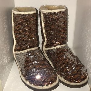 Sequin UGG boots